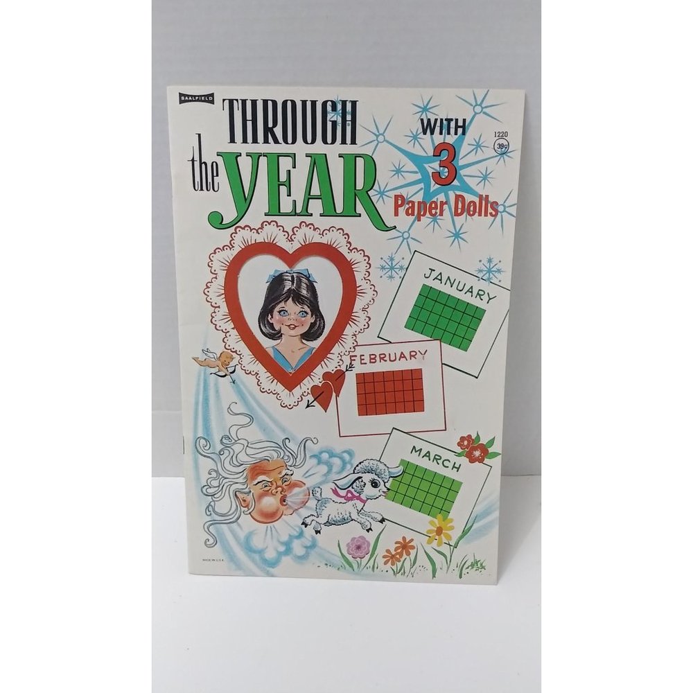 Vintage Saalfield paper dolls through the years UNCUT Paper Dolls book
